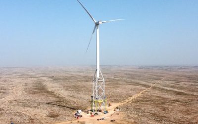 InnoVent and Nabrawind install the tallest wind turbine in Africa