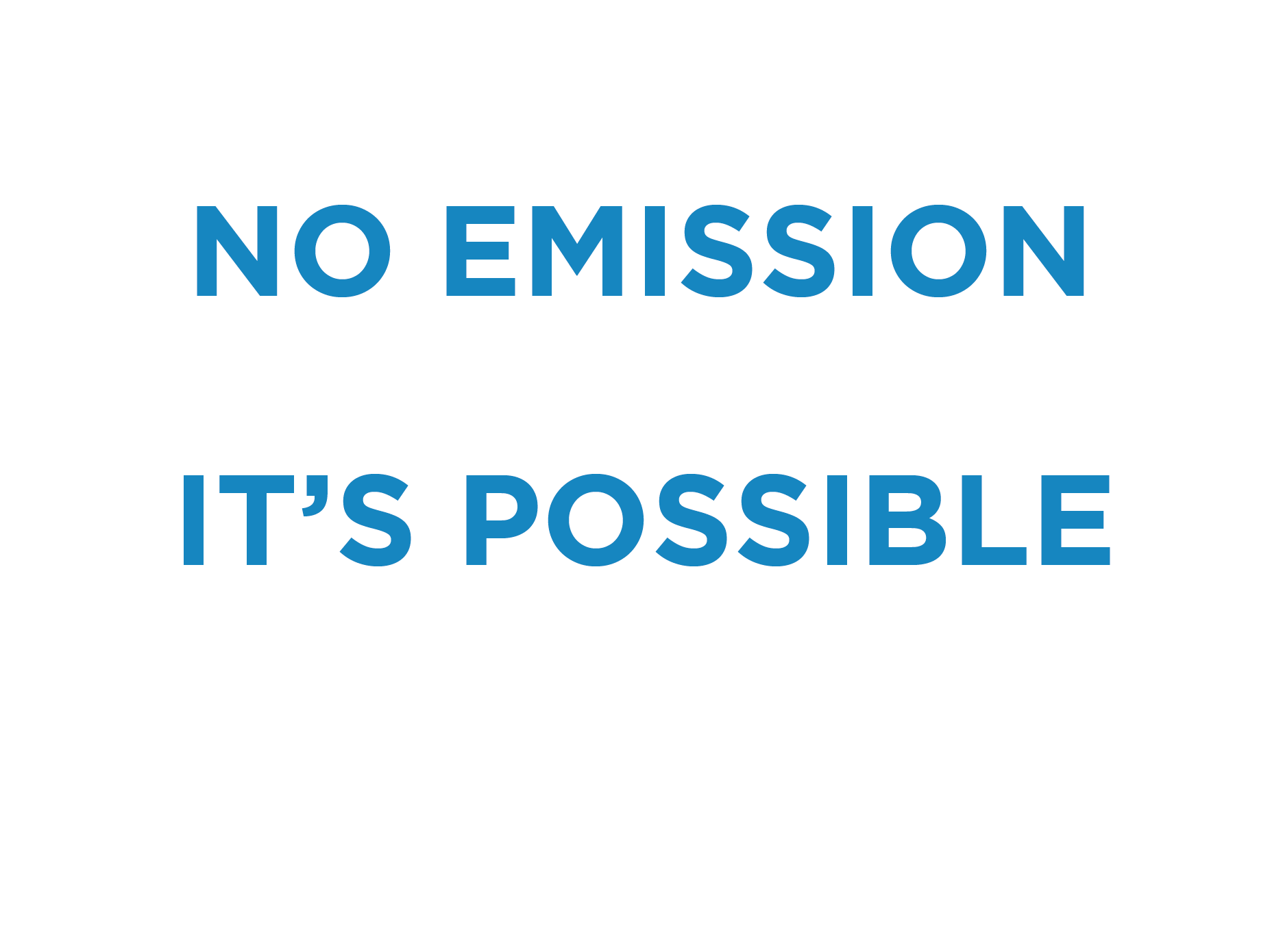 Zero emission it's possible